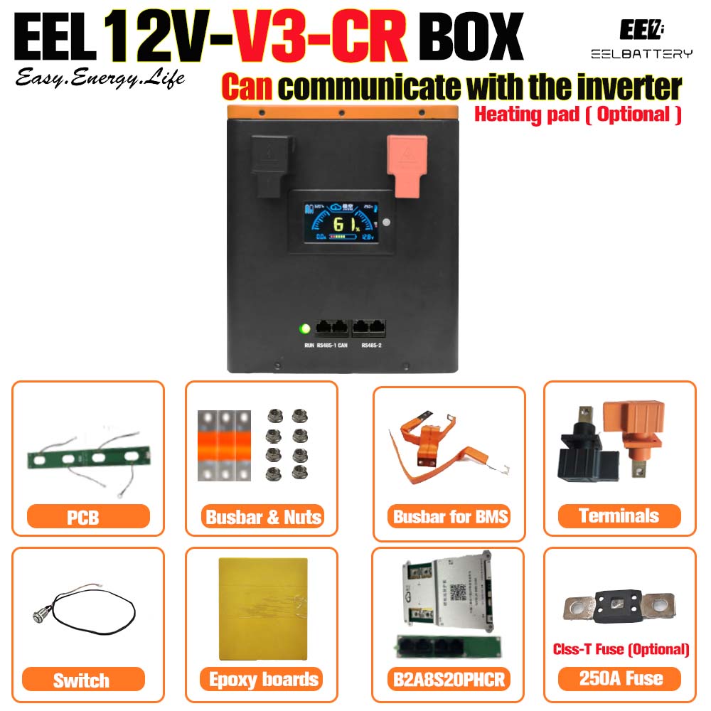 Lithium Battery 12V - Caja de Batería de Iones de