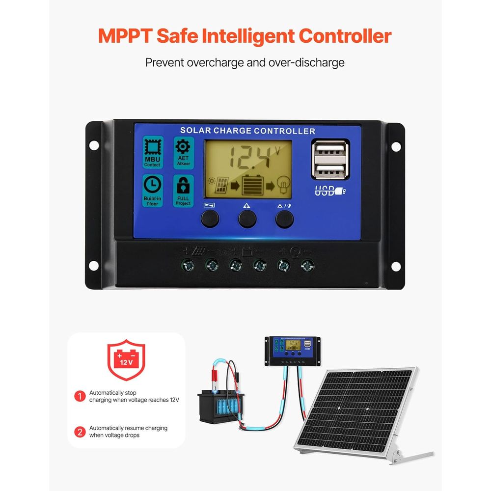 Cargador de Batería Solar de 5 - Solar Panel reseña y precio