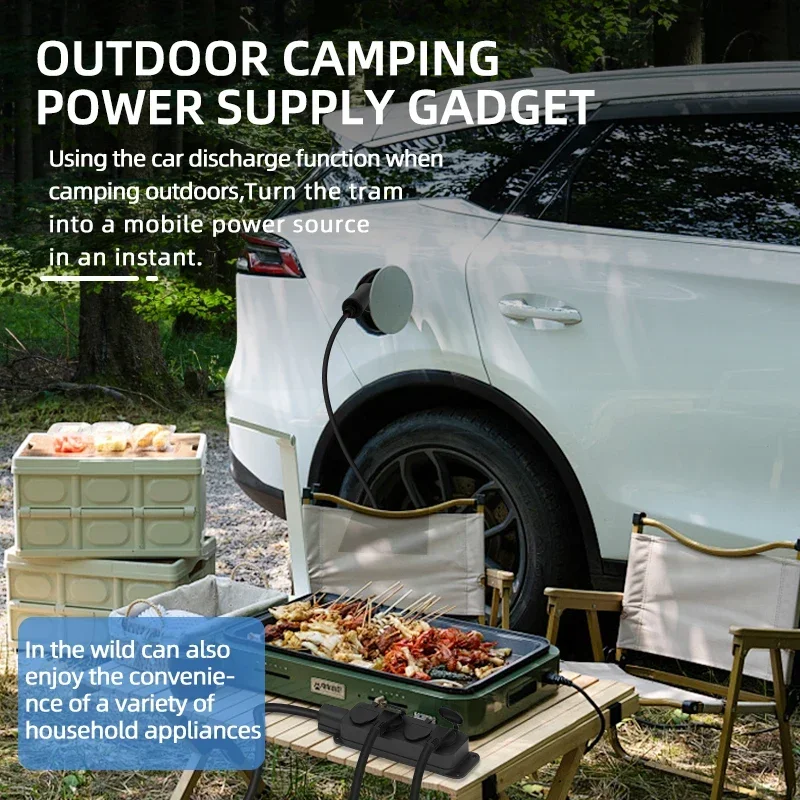 Cargador EV portátil para coch - Outdoor Power Station reseña y precio