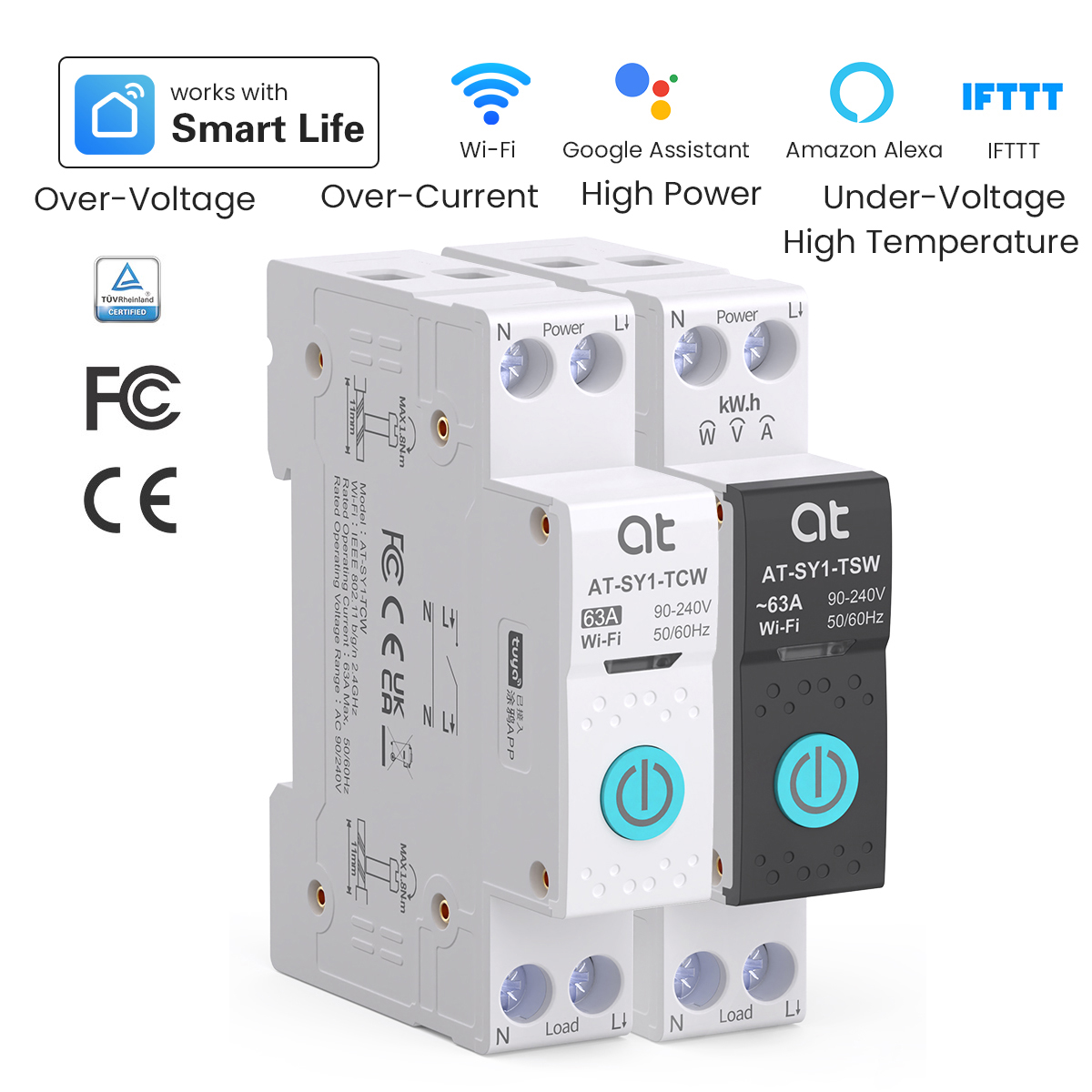 Disyuntor inteligente Tuya WiF - Energy Monitor Meter reseña y precio