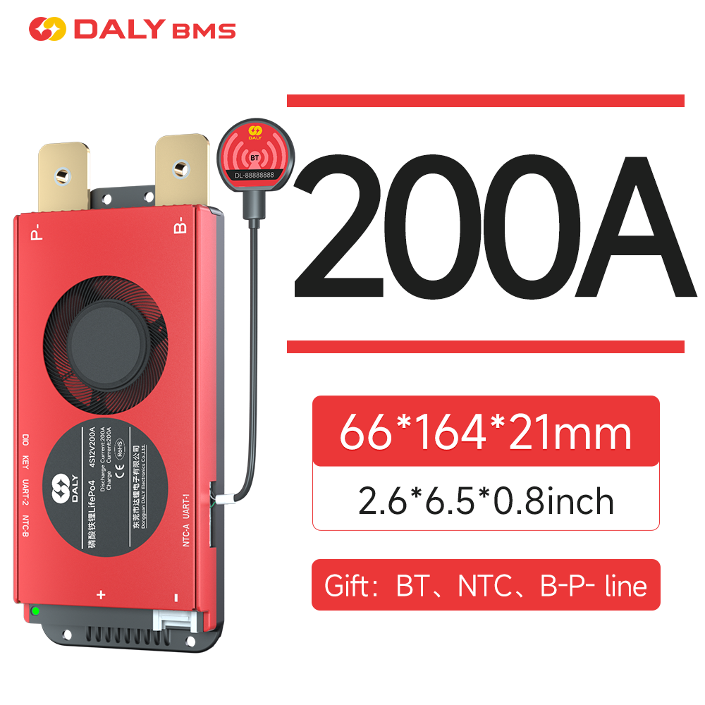 Daly BMS 200A LiFePo4 4S 12V 1 - Lithium Battery 12V reseña y precio