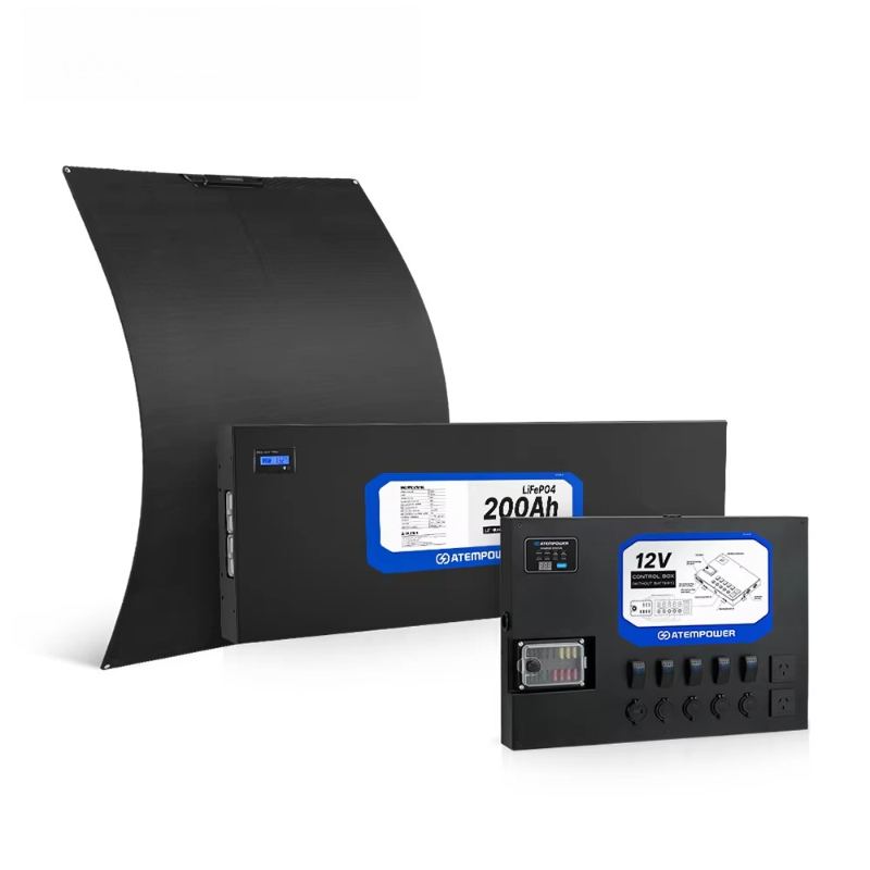 Sistema de batería dual para a - Solar Panel 200W reseña y precio