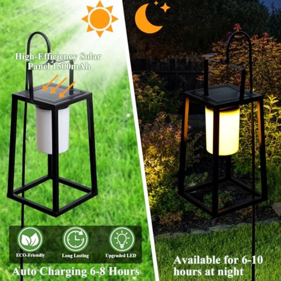 Lámpara Solar de Exterior de 5 - Solar Lamp reseña y precio